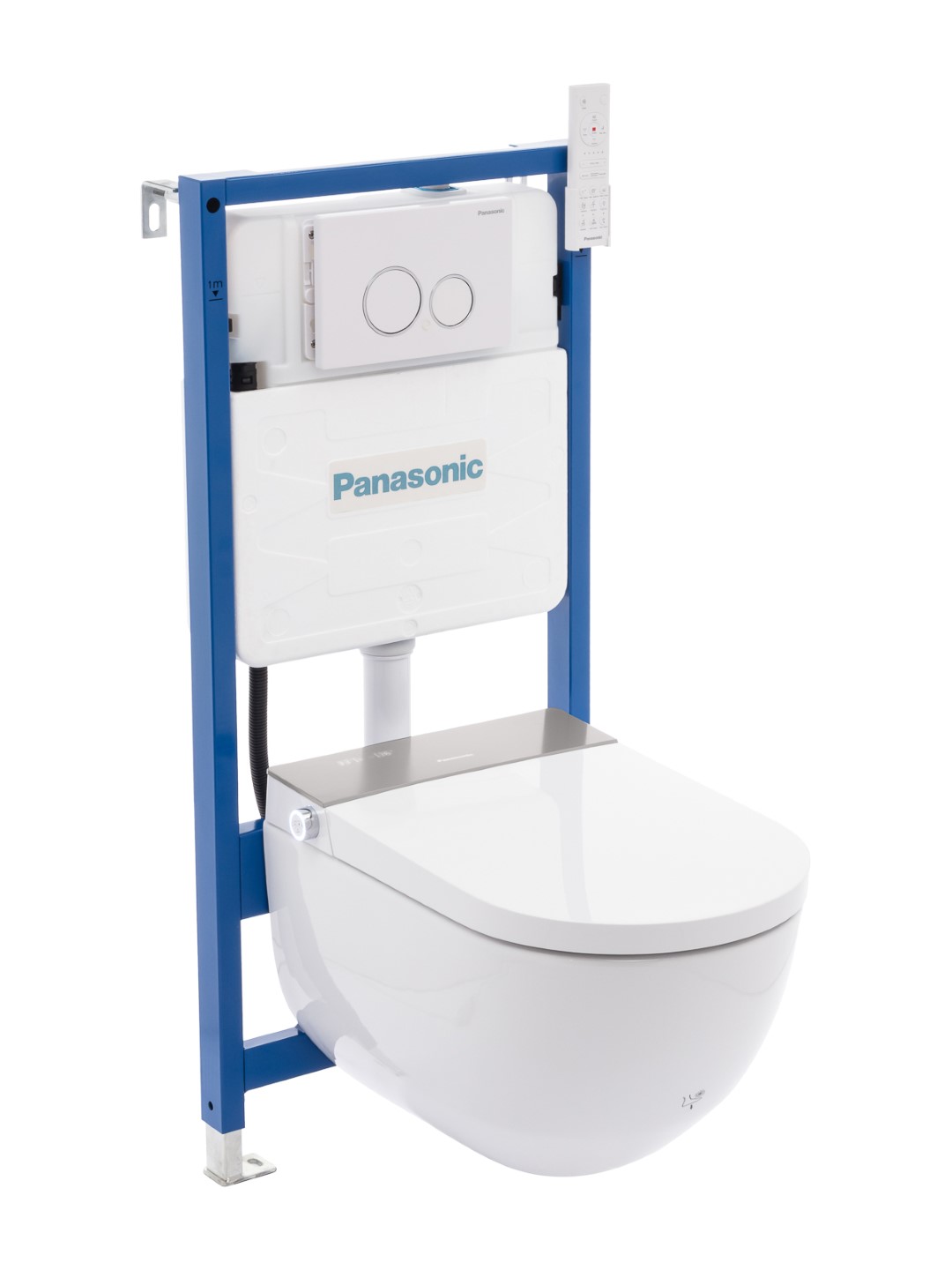 Унитаз-биде электронный Panasonic CH2730 с инсталляцией и кнопкой смыва_Комплект