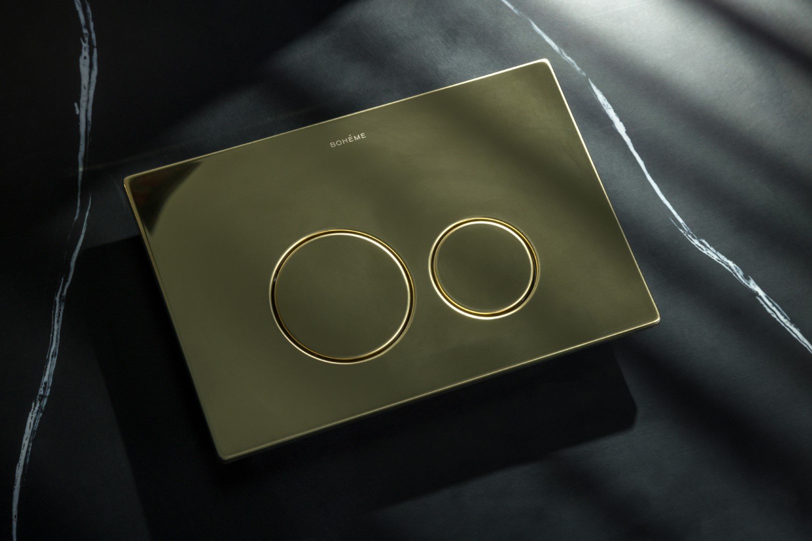 Кнопка для инсталляции, нерж.сталь ультраплоская Gold  GEBERIT 300-серия