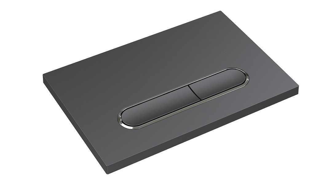 Кнопка для инсталляции, пластик GUN METAL для инсталляций GEBERIT