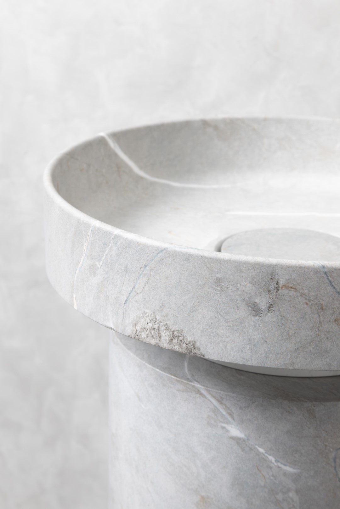 Раковина накладная SOLE Corian 400*130 Amani Grigio
