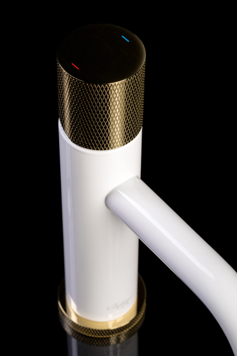 Смеситель STICK для умыв. низ. WHITE TOUCH CHROME_Комплект