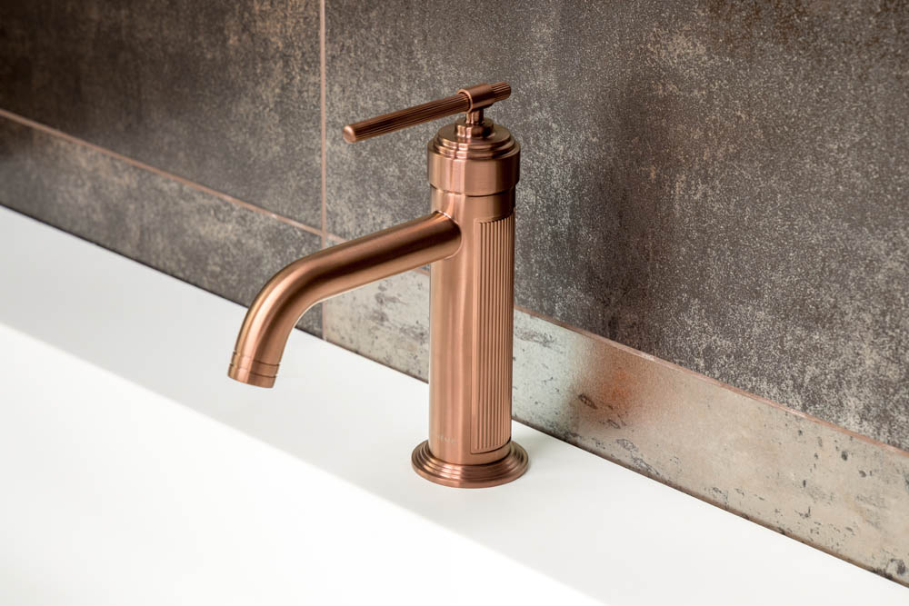 Смеситель для умывальника ETERNA COPPER BRUSHED