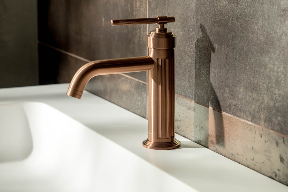 Смеситель для умывальника ETERNA COPPER BRUSHED