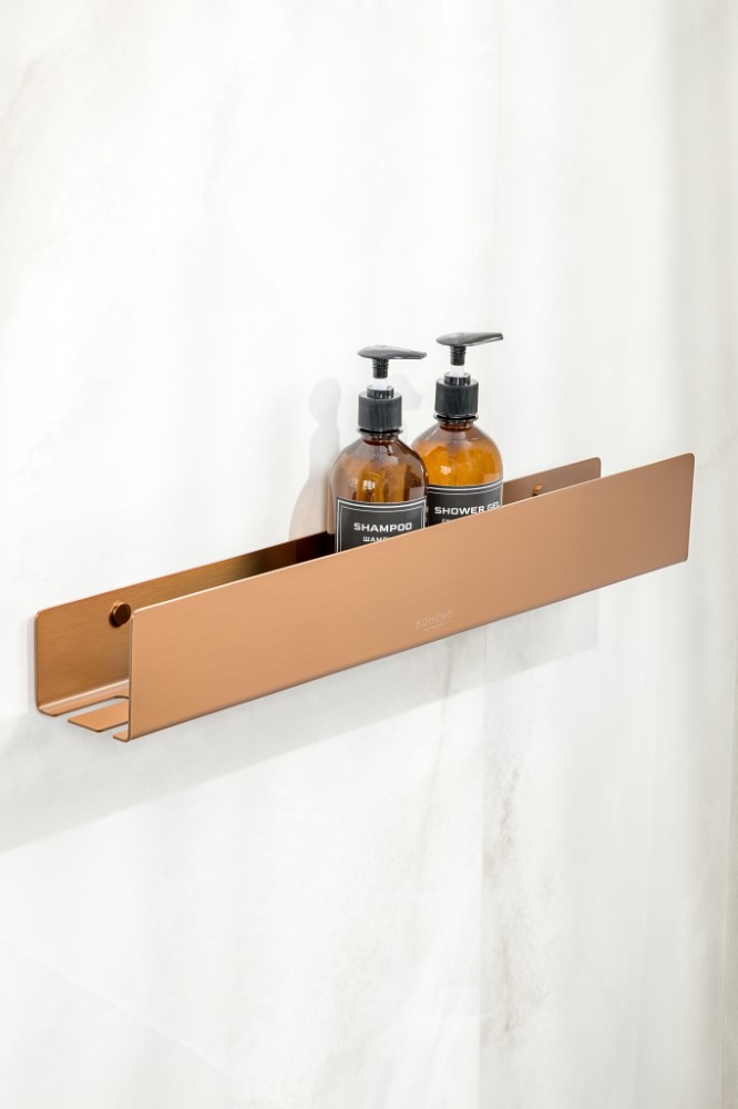 Полка подвесная 60см BRUSHED BRONZE