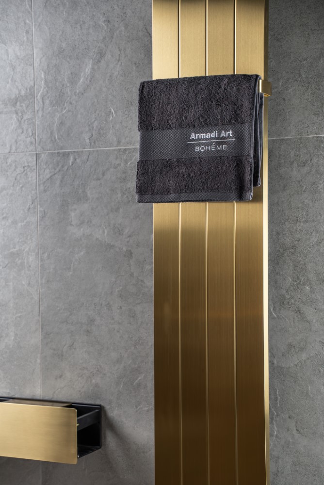 Полотенцесушитель электрический FLAT MATT GOLD